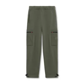 0736. Tech-Terry™ Cinch Cargo Jogger - Olive