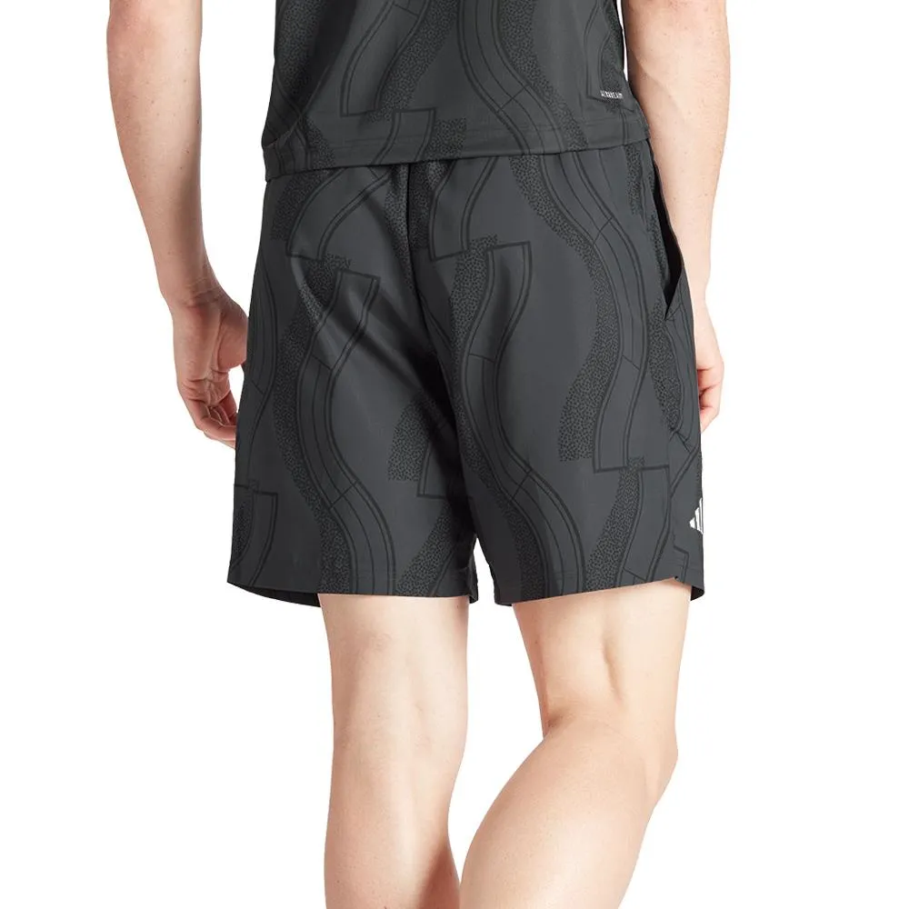 adidas Men's Club Graphic Short - Carbon