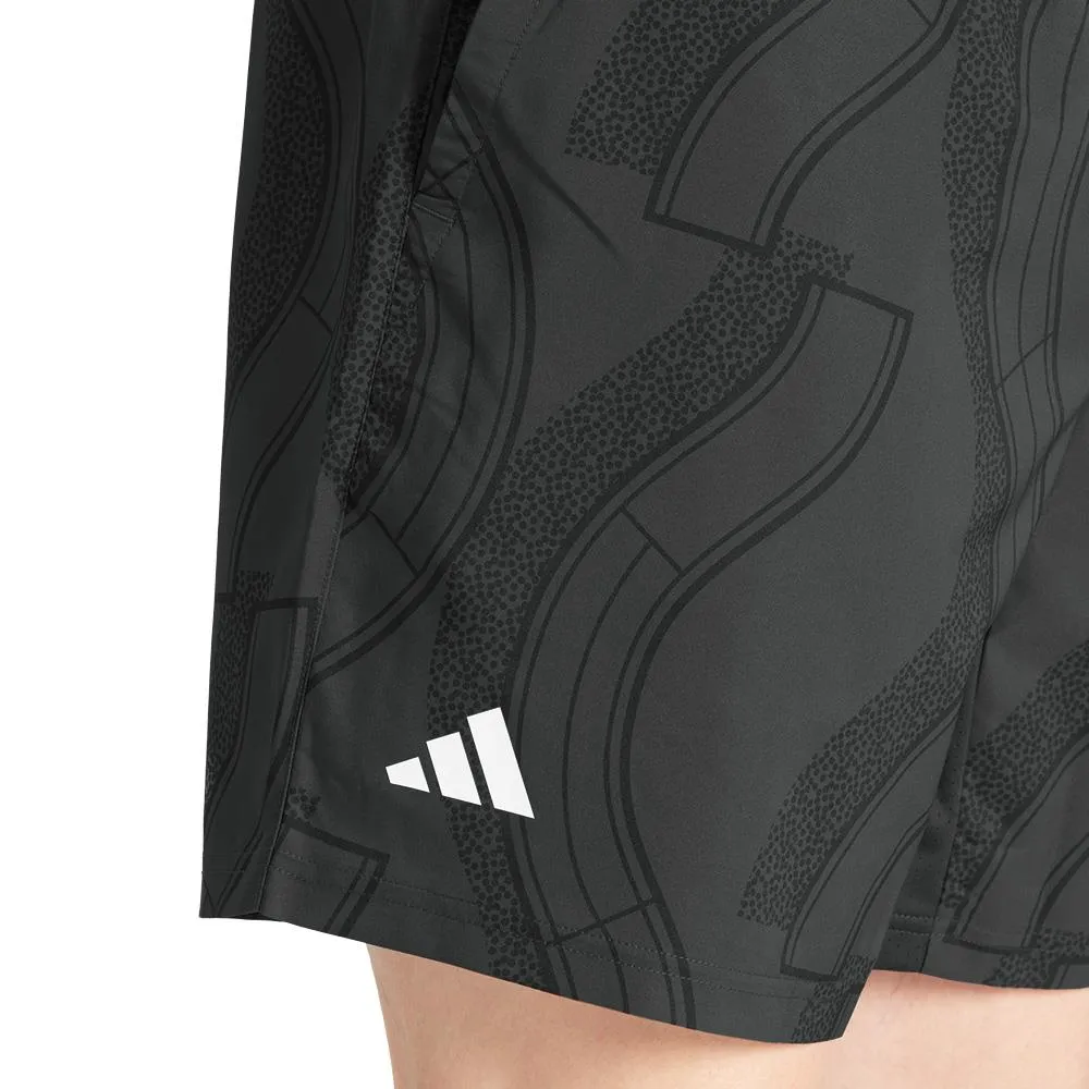 adidas Men's Club Graphic Short - Carbon