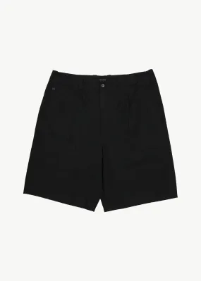 AFENDS Mens Glider - Pleated Short 22 - Black