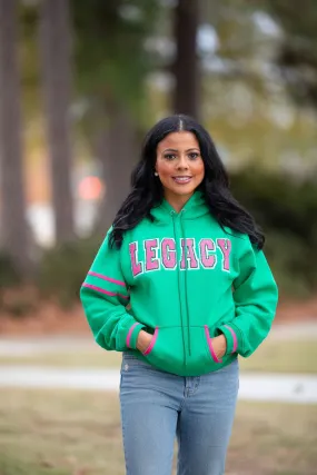 AKA Green Varsity Legacy Hoodie