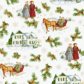 Anne of Green Gables Christmas - Anne Main Beige Yardage