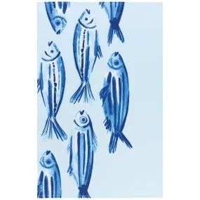 Aveiro Fish Print Terry Dishtowel