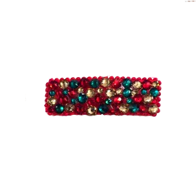 Bari Lynn Crystal Snap Clip - Holiday Sparkle