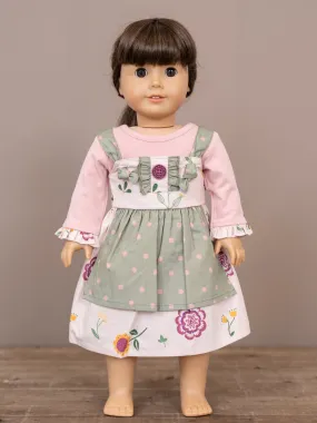 Bloomberry Fields 18 inch Doll Prairie Apron Dress