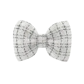 Bone Tweed Bow