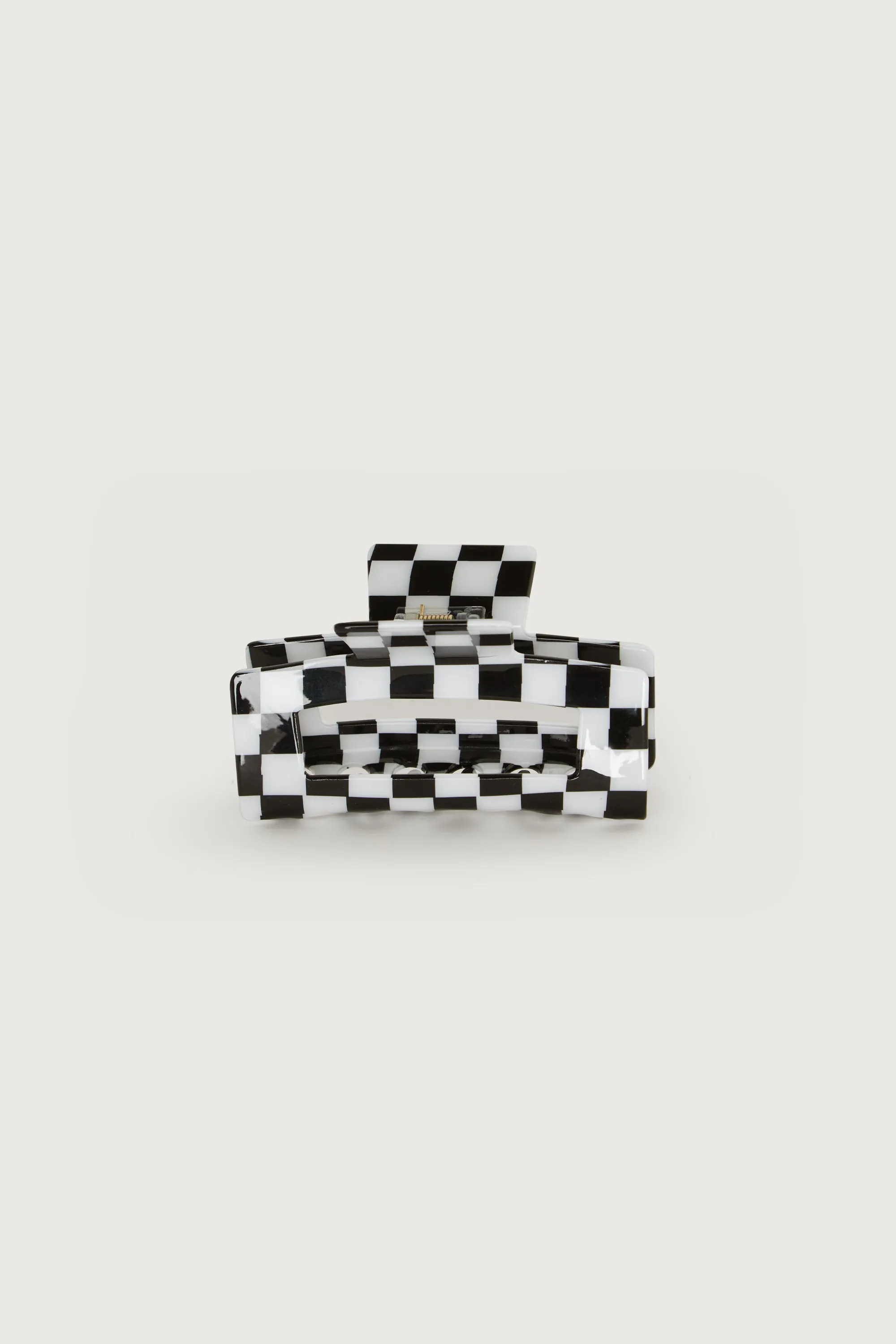 CHECKERED HAIR CLIP