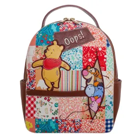 Danielle Nicole Disney Winnie the Pooh Oops! Patchwork Backpack