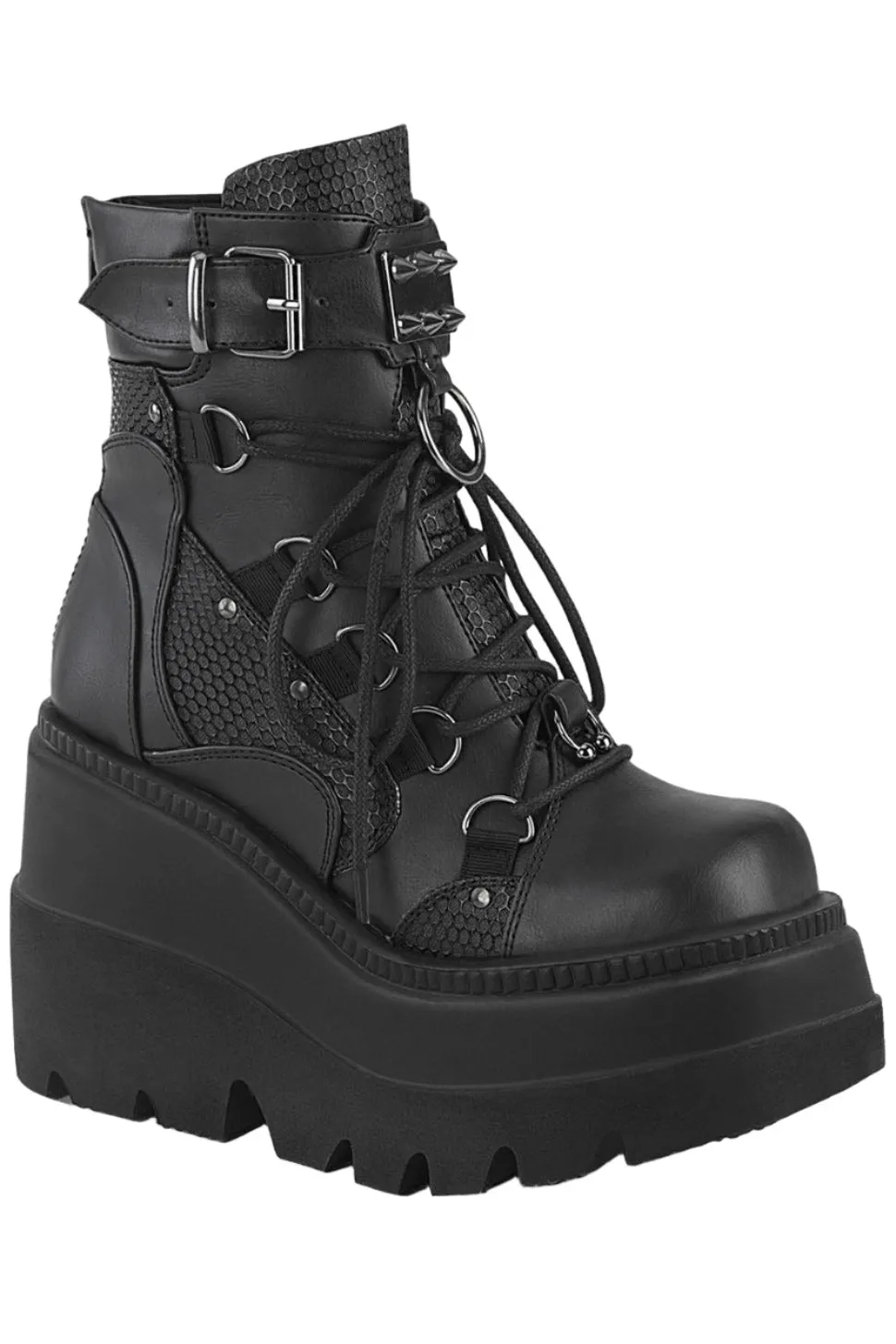 DemoniaCult Shaker 60 Boots Black