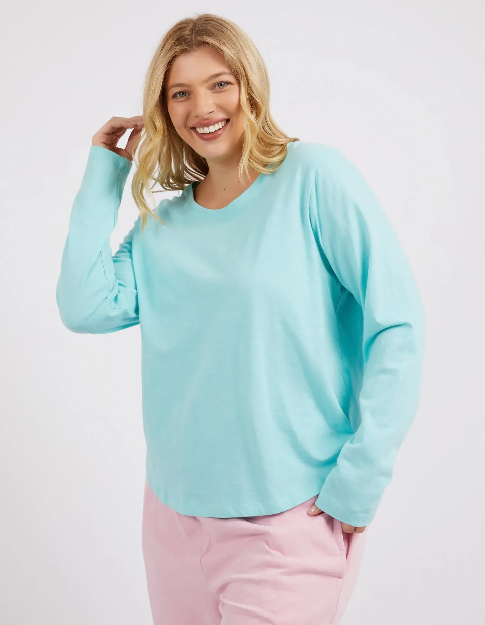 Everyday Long Sleeve Tee Tonic Blue