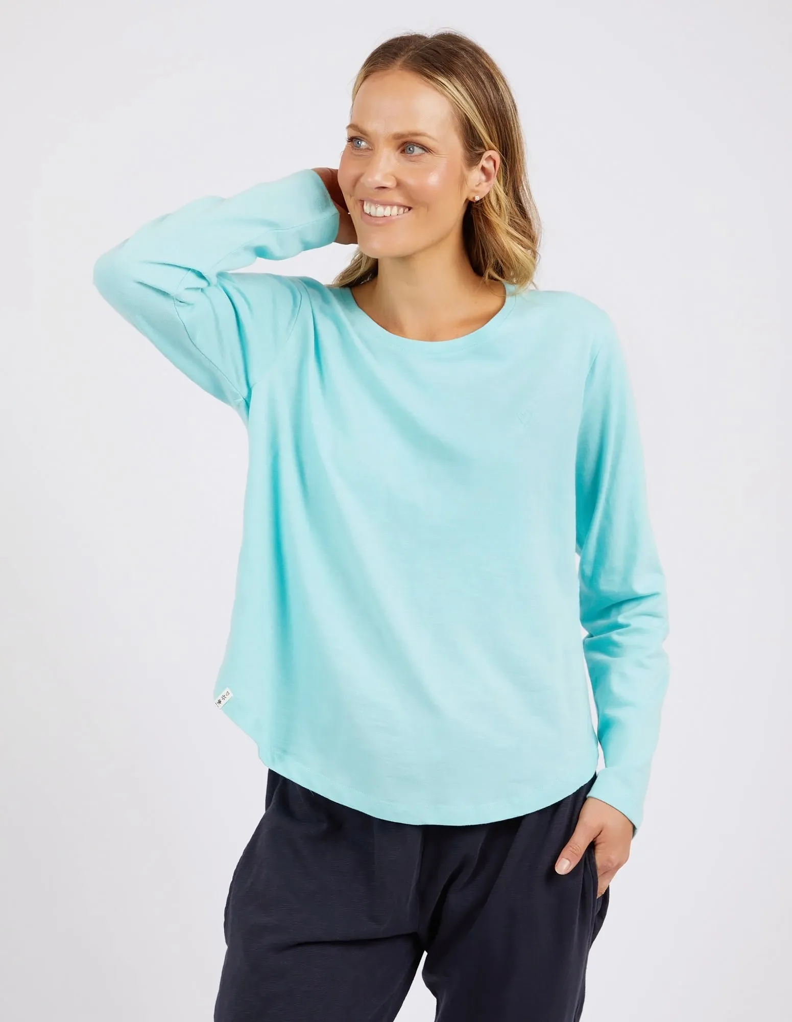 Everyday Long Sleeve Tee Tonic Blue