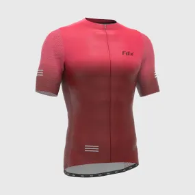 Fdx Duo Pink / Maroon Men's & Boy's Short Sleeve Summer Cycling Jersey