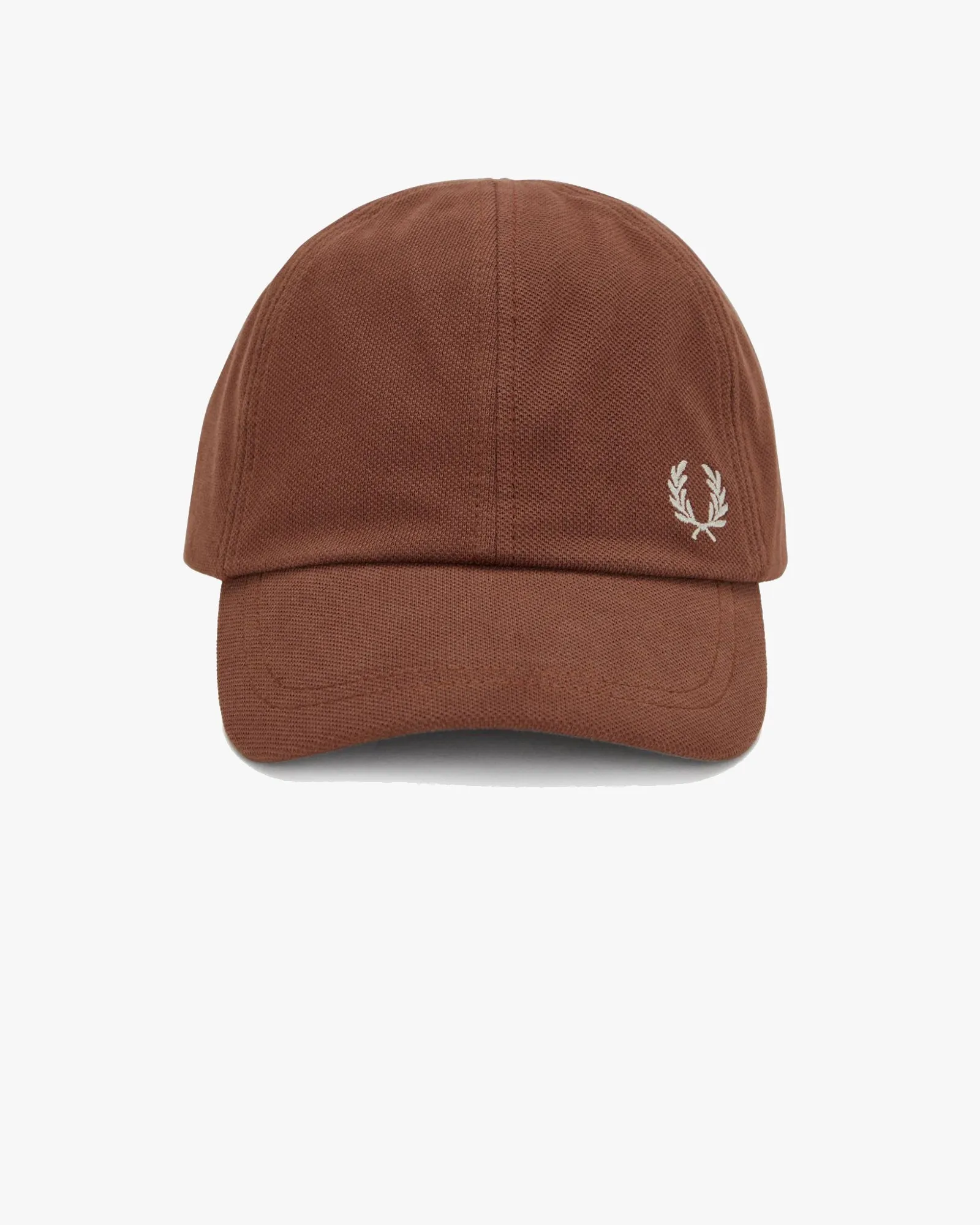 Fred Perry Classic Pique Cap - Whisky Brown / Porridge Marl