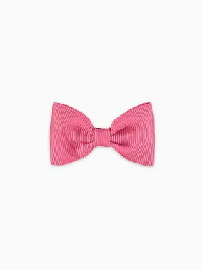 Fuchsia Small Bow Girl Clip