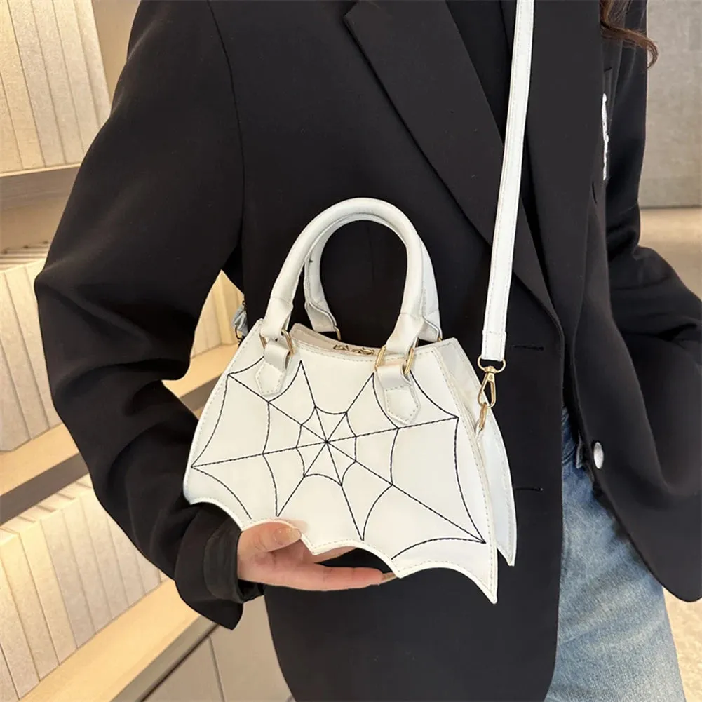 Halloween Novelty Fashion Bat WingCreative PU Leather Women's Crossbody Bag