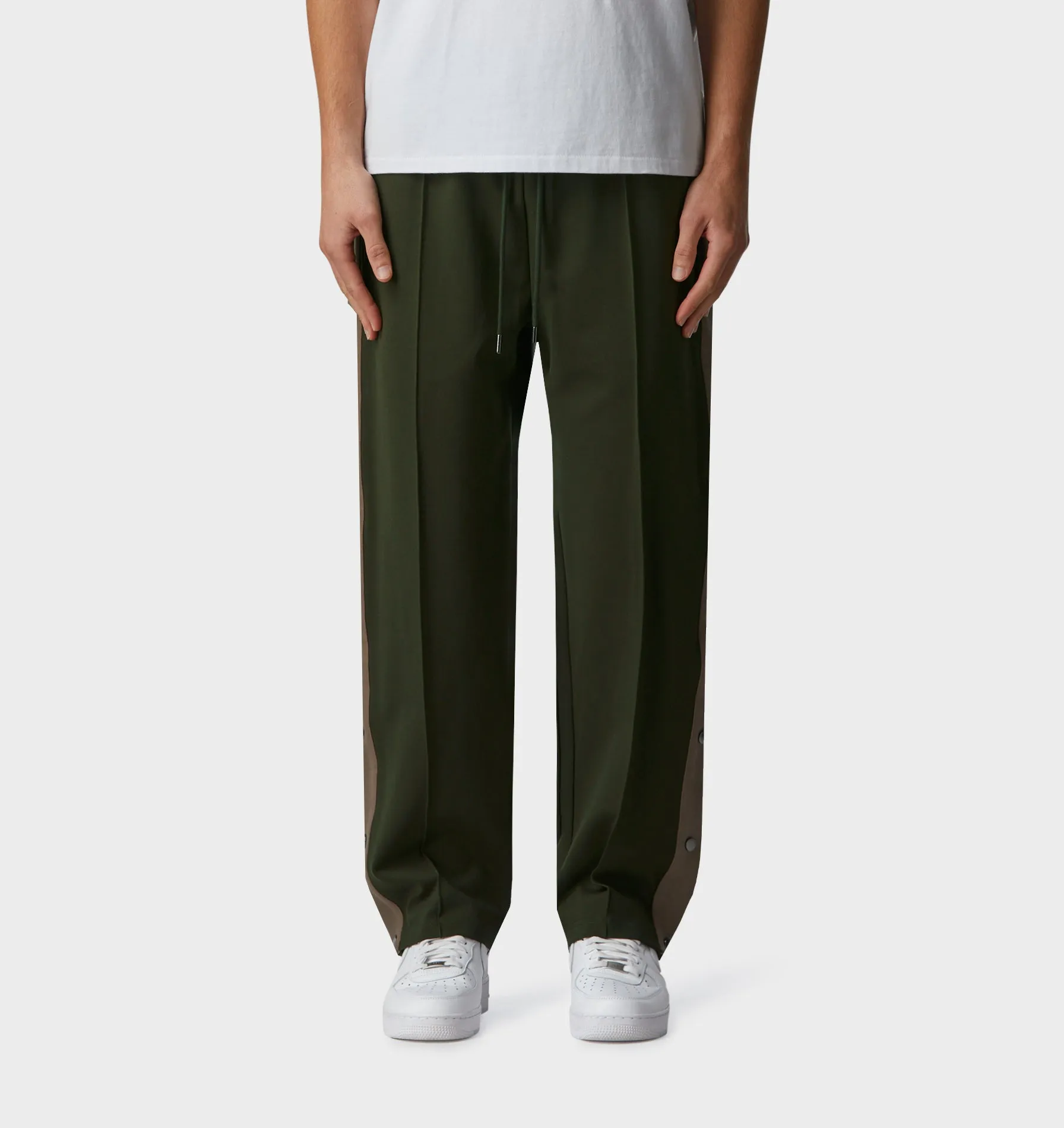 Kylo Popper Pant - Dark Green/Taupe