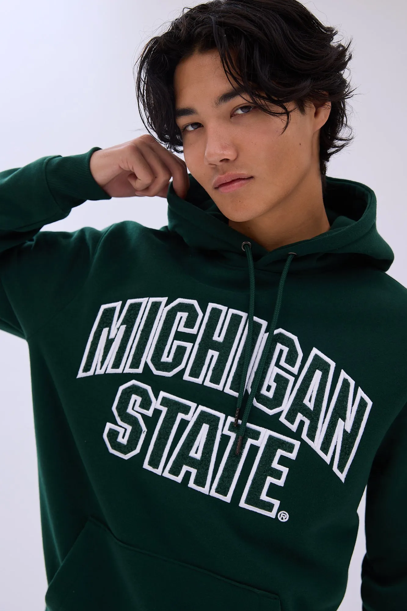 Michigan State Chenille Graphic Hoodie