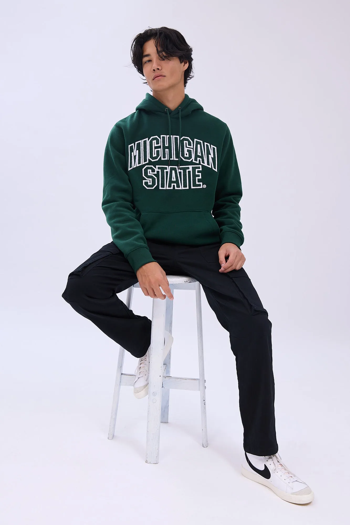 Michigan State Chenille Graphic Hoodie