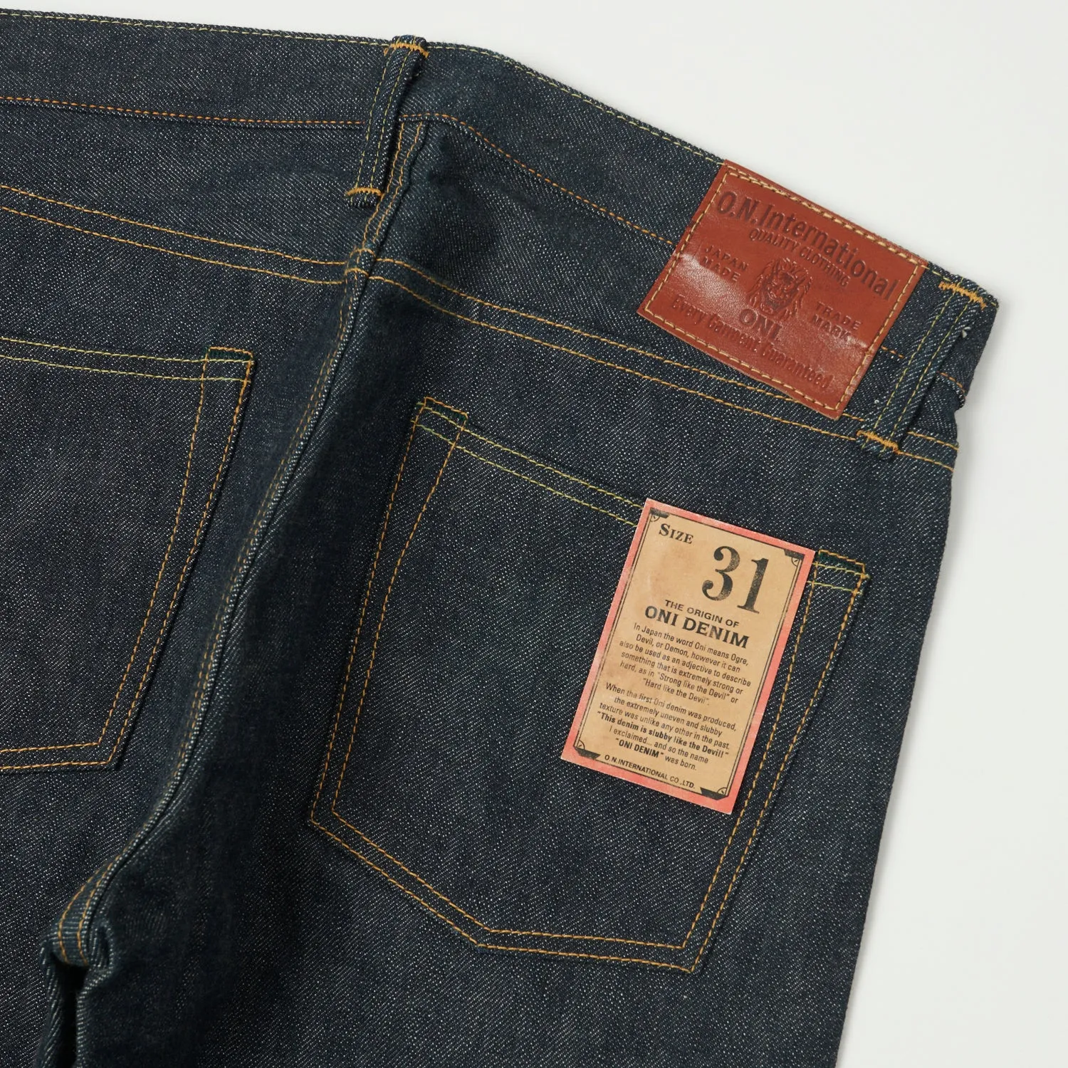 ONI 552 14.5oz Slim Straight Jean - Raw