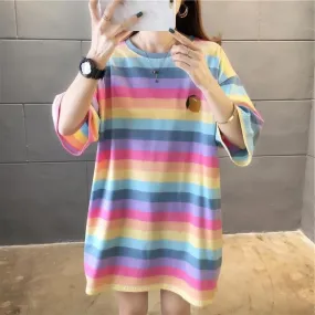 Rainbow Striped T-Shirt