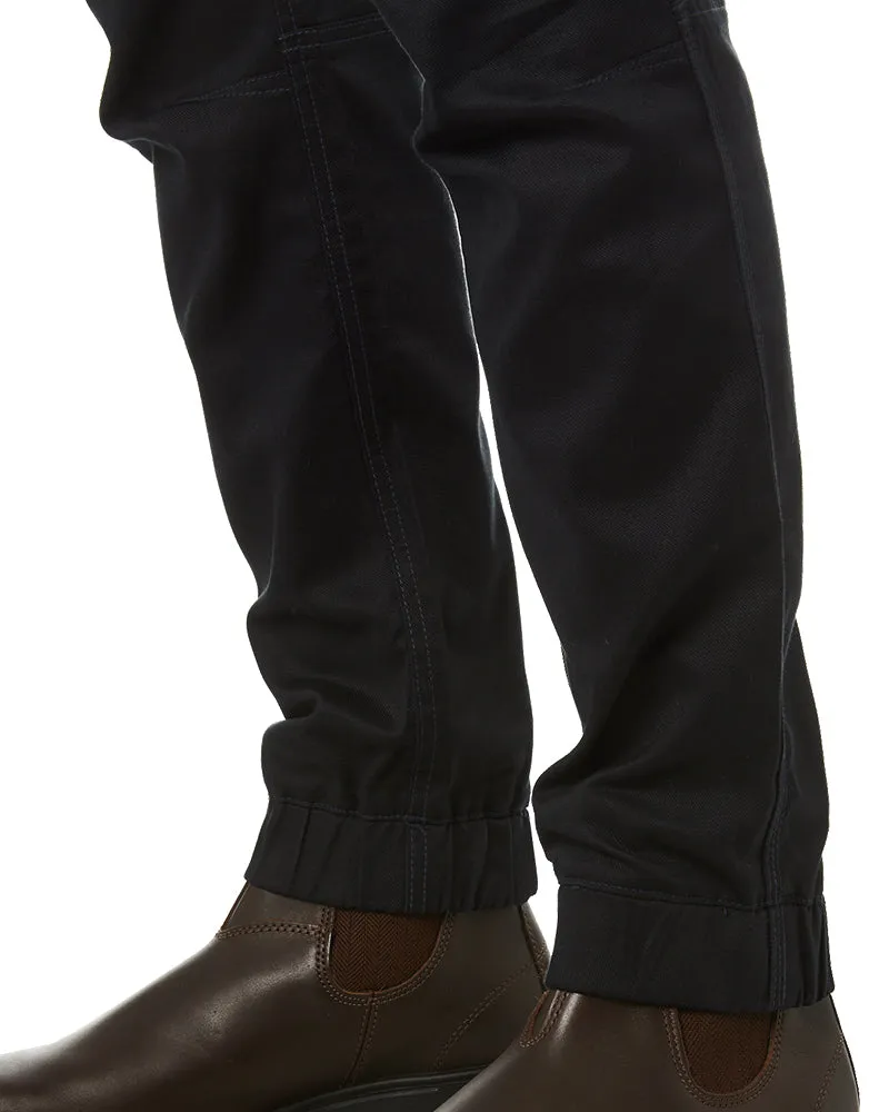 Ripstop Cuffed Cargo Pant - Black