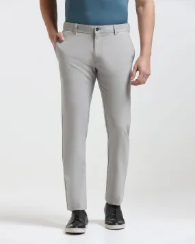 Slim Fit B-91 Casual Grey Solid Khakis - Tulip