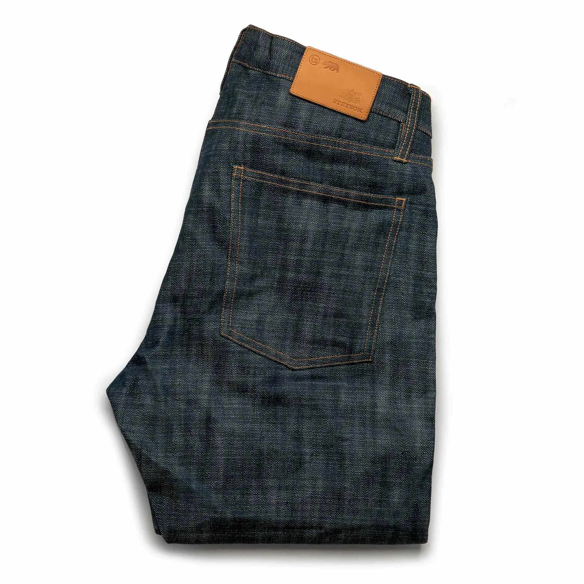 The Democratic Jean in Green Cast Selvage