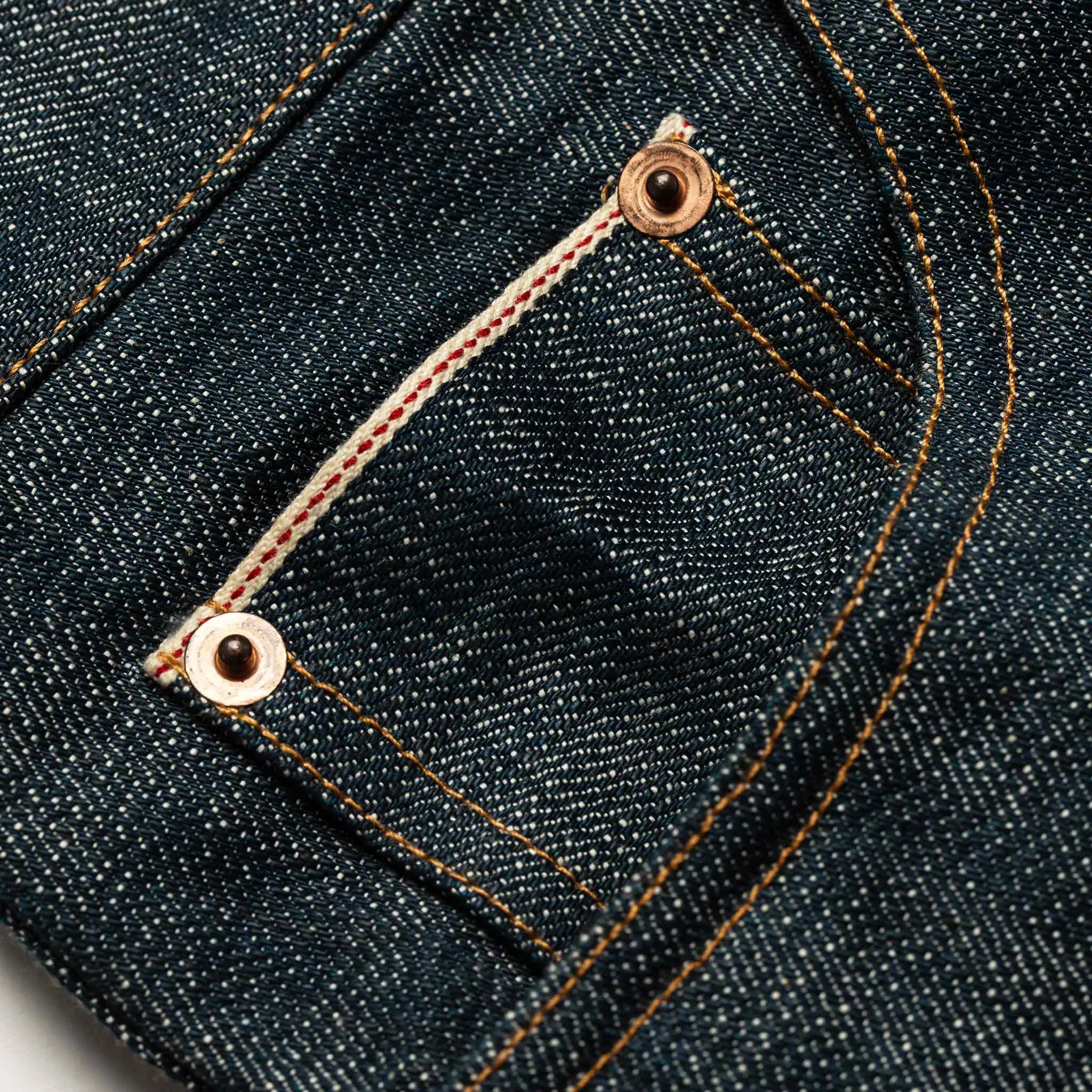 The Democratic Jean in Green Cast Selvage