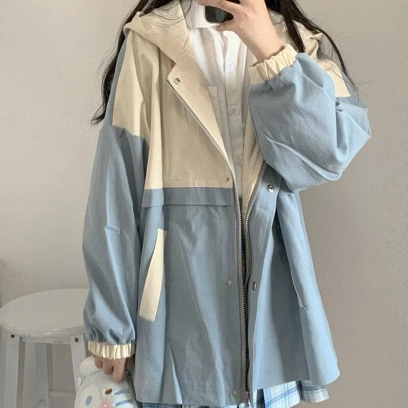 Two-Colored Raincoat