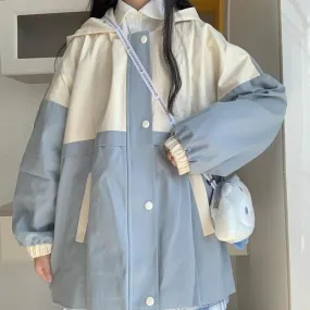 Two-Colored Raincoat